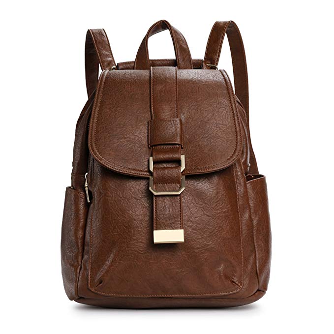 Retro Medium Backpack for Women, Casual Daily Daypack For 12.5