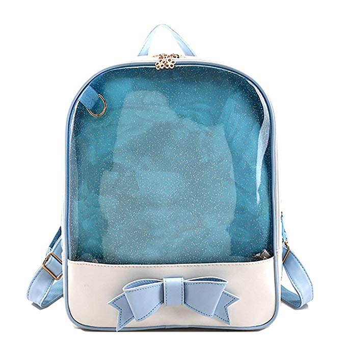 Donalworld Women Summer Beach Bag Smooth Plastic Mini Backpack