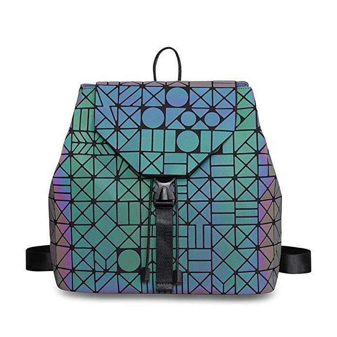 Geometric Backpack Purse for women Luminous Travel backpack School Backpacks Backpack for Women