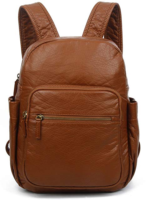 Vegan Leather Backpack Purse Eco Friendly Animal Friendly by Ampere Creations