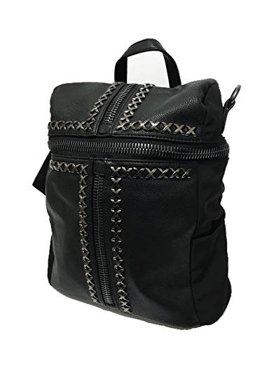 Convertible Black Backpack for Daily & Casual Use