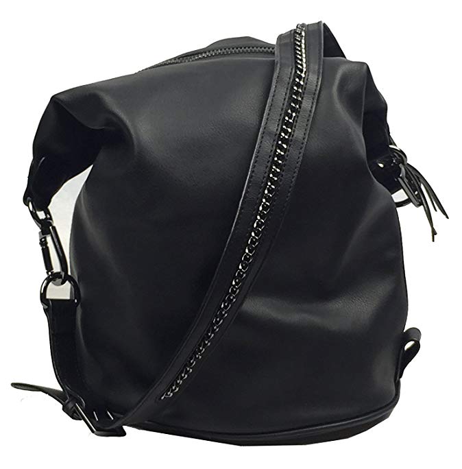 Dolce Vita Convertible Backpack Hobo Black