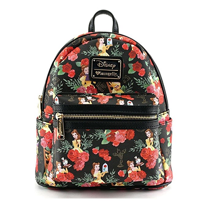 Loungefly X Disney Belle Roses Mini Backpack