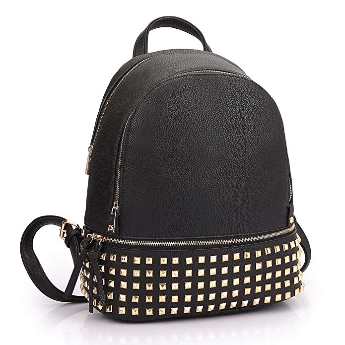 MMK collection Women Fashion Studded Backpack